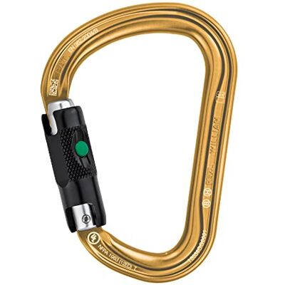 Petzl -William Ball-Lock Or Mosquetão Petzl -William Ball-Lock Or Mosquetão