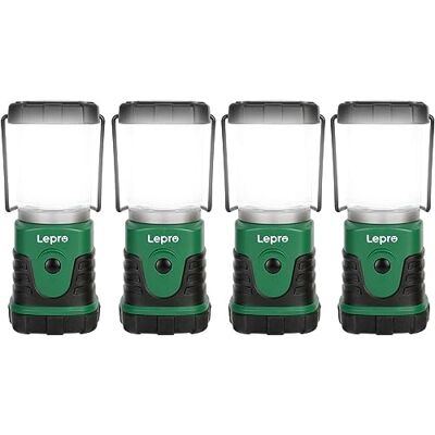 Lepro , Lanterna de Campismo LED, Lâmpada de Campismo 350 lm (bateria não incluída), Farol de Campismo Ajustável 4 Modos de Iluminação, Luz de Emergência LED para campismo, caminhadas, pesca, etc, pack Lepro , Lanterna de Campismo LED, Lâmpada de Campismo 350 lm (bateria não incluída), Farol de Campismo Ajustável 4 Modos de Iluminação, Luz de Emergência LED para campismo, caminhadas, pesca, etc, pack