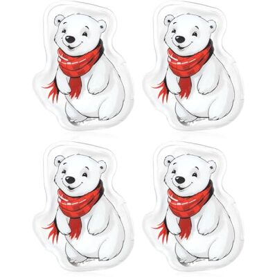 com-four ® 4X Aquecedores de Bolso com Urso Polar Aquecedores de Mãos para Adultos Almofadas Térmicas de Bolso com um Engraçado Motivo de Urso Polar (04 Peças Urso Polar Branco) com-four ® 4X Aquecedores de Bolso com Urso Polar Aquecedores de Mãos para Adultos Almofadas Térmicas de Bolso com um Engraçado Motivo de Urso Polar (04 Peças Urso Polar Branco)