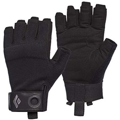 Black Diamond Guantes de piel para hombre, transpirables, para asegurar/vía ferrata Black Diamond Guantes de piel para hombre, transpirables, para asegurar/vía ferrata