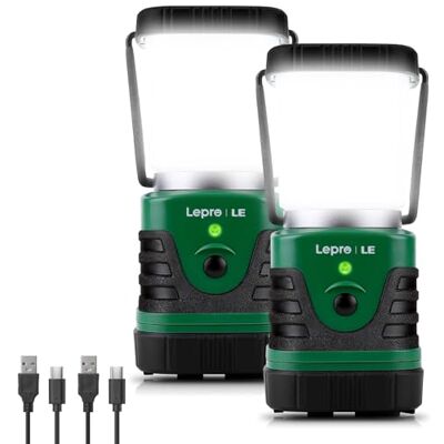 Lepro Lanterna de Campismo Recarregável, Lâmpada de Campismo LED 1000lm, Farol de Campismo 4 Modos Luz de Emergência, Luz de Tenda Resistente à Água para Acampar, Caminhar, Pescar, Cortes de Energia Lepro Lanterna de Campismo Recarregável, Lâmpada de Campismo LED 1000lm, Farol de Campismo 4 Modos Luz de Emergência, Luz de Tenda Resistente à Água para Acampar, Caminhar, Pescar, Cortes de Energia