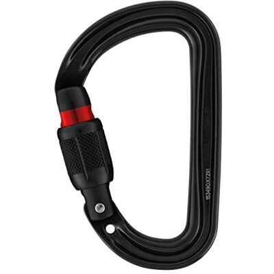 Petzl SM'D Mosquetão mosquetão de bloqueio versátil, leve, compacto, em forma de D, para escalada em rocha e gelo Petzl SM'D Mosquetão mosquetão de bloqueio versátil, leve, compacto, em forma de D, para escalada em rocha e gelo
