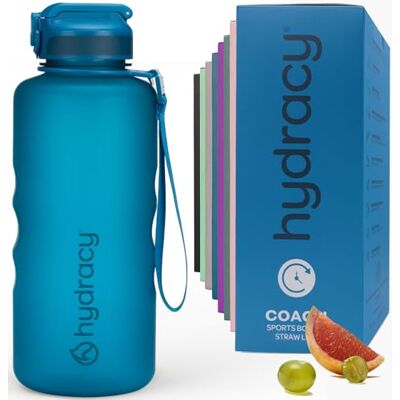 Hydracy Garrafa de Água com Canudo 2 L sem BPA Garrafa Motivacional e com Manga sem Condensação Garrafa de Ginásio à Prova de Fugas com Marcador de Tempo Desportos e Ar Livre Hydracy Garrafa de Água com Canudo 2 L sem BPA Garrafa Motivacional e com Manga sem Condensação Garrafa de Ginásio à Prova de Fugas com Marcador de Tempo Desportos e Ar Livre