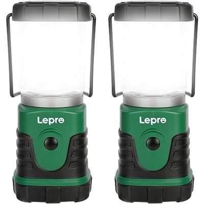 Lepro Lanterna de Campismo LED, Lâmpada de Campismo 350 lm (bateria não incluída), Farol de Campismo Ajustável 4 Modos de iluminação, Luz de Emergência LED para campismo, caminhadas, pesca, etc, pack Lepro Lanterna de Campismo LED, Lâmpada de Campismo 350 lm (bateria não incluída), Farol de Campismo Ajustável 4 Modos de iluminação, Luz de Emergência LED para campismo, caminhadas, pesca, etc, pack
