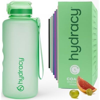 Hydracy Garrafa de Água com Canudo 2 L sem BPA Garrafa Motivacional e com Manga sem Condensação Garrafa de Ginásio à Prova de Fugas com Marcador de Tempo Desportos e Ar Livre Hydracy Garrafa de Água com Canudo 2 L sem BPA Garrafa Motivacional e com Manga sem Condensação Garrafa de Ginásio à Prova de Fugas com Marcador de Tempo Desportos e Ar Livre