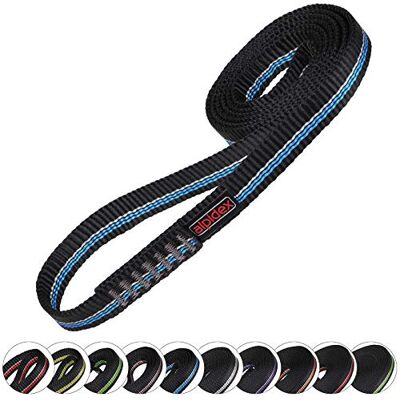 ALPIDEX Eslingas escalada de poliamida em diferentes comprimentos 16 mm 22 kN 120 cm ALPIDEX Eslingas escalada de poliamida em diferentes comprimentos 16 mm 22 kN 120 cm