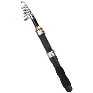 Alomejor Vara de pesca portátil 1,5 m para pesca no mar e água doce haste leve de carbono para pesca ao ar ideal para iniciantes e especialistas Alomejor Vara de pesca portátil 1,5 m para pesca no mar e água doce haste leve de carbono para pesca ao ar ideal para iniciantes e especialistas