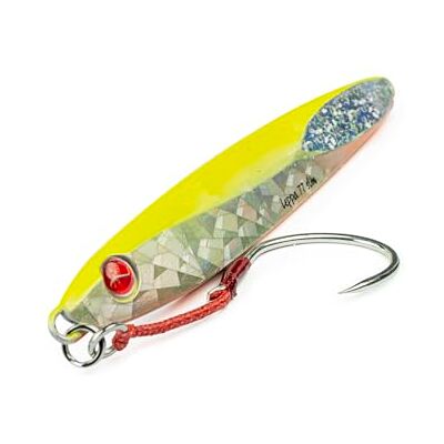 Seaspin Leppa 77 Slim – Señuelo Artificial para Pesca a Spinning, Casting Metal Jig 5 mm 77 g – Baricentro Bajo, Assist BKK #3/0 – para Grandes Predadores Seaspin Leppa 77 Slim – Señuelo Artificial para Pesca a Spinning, Casting Metal Jig 5 mm 77 g – Baricentro Bajo, Assist BKK #3/0 – para Grandes Predadores