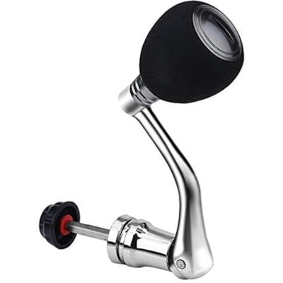 Tbest Metal Rocker Arm Grip Fishing Reel Handle Grip Reel Replacement Metal Power Handle Grip Part (prata 2000 & 3000) Tbest Metal Rocker Arm Grip Fishing Reel Handle Grip Reel Replacement Metal Power Handle Grip Part (prata 2000 & 3000)