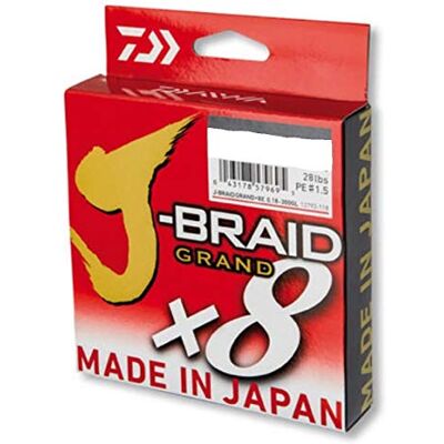 Daiwa J-Braid Grand 8-Braid, 150 Meter, 0,16 mm, 10,0 kg/22 lbs, multicolor, Daiwa J-Braid Grand 8-Braid, 150 Meter, 0,16 mm, 10,0 kg/22 lbs, multicolor,