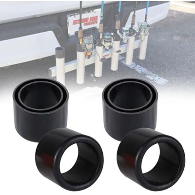 HWIMARINE Protetor de tubo de suporte de cana de pesca, adequado para tubo de tampa de 2 polegadas, 4 peças HWIMARINE Protetor de tubo de suporte de cana de pesca, adequado para tubo de tampa de 2 polegadas, 4 peças