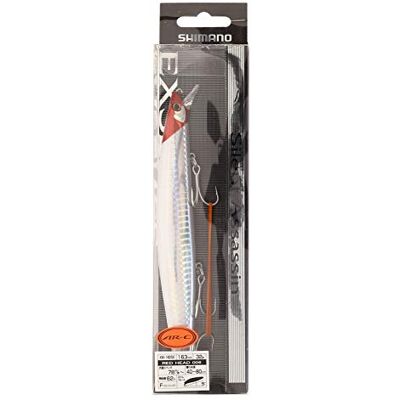SHIMANO Isca Exsence Silent Assas 160F 163 mm 32 g 06T Red Head iscas de pesca com atração visual clara SHIMANO Isca Exsence Silent Assas 160F 163 mm 32 g 06T Red Head iscas de pesca com atração visual clara