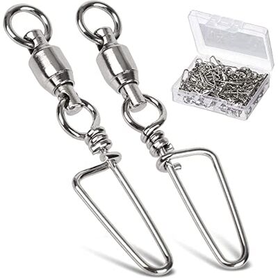 9Tong Emerilhões imperdíveis de pesca com Coastlock Snap, Emerilhões imperdíveis de pesca com Coastlock Snap, anéis giratórios de aço inoxidável soldado 25 unidades 48 libras 9Tong Emerilhões imperdíveis de pesca com Coastlock Snap, Emerilhões imperdíveis de pesca com Coastlock Snap, anéis giratórios de aço inoxidável soldado 25 unidades 48 libras