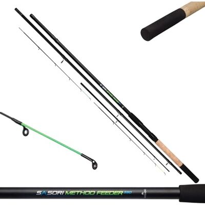 Mikado Sasori Method Feeder Vara de pesca (3,00 m/234 g/Wg. < 80 g) Mikado Sasori Method Feeder Vara de pesca (3,00 m/234 g/Wg. < 80 g)