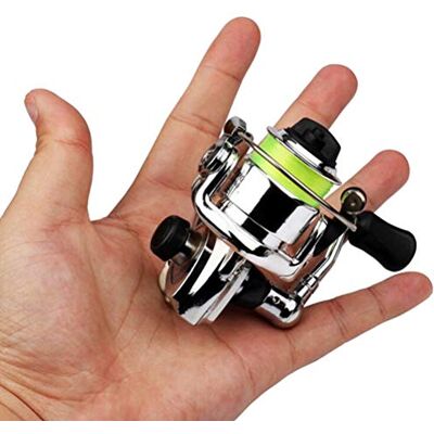 Urisgo Mini carretel para pesca de carpa, baixo, truta, água doce e salgada. Urisgo Mini carretel para pesca de carpa, baixo, truta, água doce e salgada.
