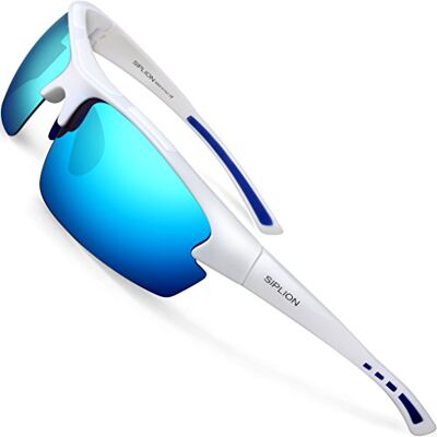 SIPLION Gafas de Sol Hombre Polarizadas Deportivas UV400 con Montura TR90 Lentes TAC CAT 3 con Diseño Envolvente Ligero y Plaquetas Nasales Antideslizantes para Pesca Ciclismo Senderismo y Conducción SIPLION Gafas de Sol Hombre Polarizadas Deportivas UV400 con Montura TR90 Lentes TAC CAT 3 con Diseño Envolvente Ligero y Plaquetas Nasales Antideslizantes para Pesca Ciclismo Senderismo y Conducción