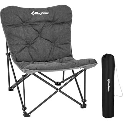 KingCamp Cadeira de campismo dobrável ergonómica, acolchoada confortável XXL Cadeira de luxo, acolchoado grosso, lavável, encosto alto, para campismo, jardim, varanda, pesca, festival, interior. KingCamp Cadeira de campismo dobrável ergonómica, acolchoada confortável XXL Cadeira de luxo, acolchoado grosso, lavável, encosto alto, para campismo, jardim, varanda, pesca, festival, interior.