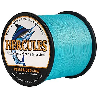 Hercules Sedal entrançado de 8 fios, 100 a 2000 m, 10-300 LB, super suave, polietileno, multifilamentos fio entrançado de pesca no mar e na água Hercules Sedal entrançado de 8 fios, 100 a 2000 m, 10-300 LB, super suave, polietileno, multifilamentos fio entrançado de pesca no mar e na água