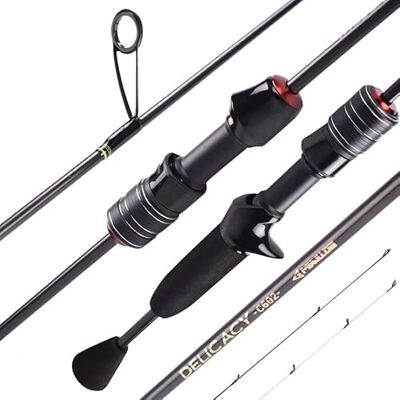 Mavllos Delicacy Vara de pesca (1,8 m, 0,6 a 8 g, com 2 pontas) Mavllos Delicacy Vara de pesca (1,8 m, 0,6 a 8 g, com 2 pontas)