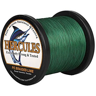 Hercules Sedal entrançado de 8 fios, 100 a 2000 m, 10-300 LB, super suave, polietileno, multifilamentos fio entrançado de pesca no mar e na água Hercules Sedal entrançado de 8 fios, 100 a 2000 m, 10-300 LB, super suave, polietileno, multifilamentos fio entrançado de pesca no mar e na água