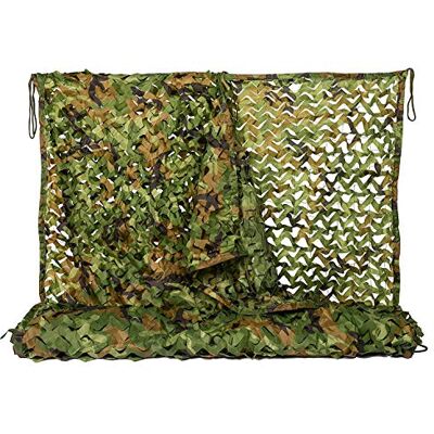 NINAT Rede de Camuflagem Woodland 3Mx6M para Caça, Redes de Camuflagem para Cobrir Objetos, Decorar, Acampar e Dar Sombra NINAT Rede de Camuflagem Woodland 3Mx6M para Caça, Redes de Camuflagem para Cobrir Objetos, Decorar, Acampar e Dar Sombra