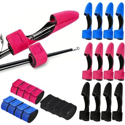 FuYelng 24 peças correias para canas de pesca, alças ajustáveis de cano de pesca 3 Esquemas de Color, Generico Soportes Elásticos Pesca, Ideal para Asegurar Diversas Cañas Pescar FuYelng 24 peças correias para canas de pesca, alças ajustáveis de cano de pesca 3 Esquemas de Color, Generico Soportes Elásticos Pesca, Ideal para Asegurar Diversas Cañas Pescar