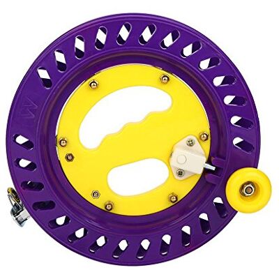 Tbest Carretel enrolador Kite Line Winder Winding Reel Grip Wheel, 22 cm profissional ao ar livre plástico kit de pesca ao ar linha Spool Reel Wheel Holder Winding Flying Tool acessório (roxo) Tbest Carretel enrolador Kite Line Winder Winding Reel Grip Wheel, 22 cm profissional ao ar livre plástico kit de pesca ao ar linha Spool Reel Wheel Holder Winding Flying Tool acessório (roxo)