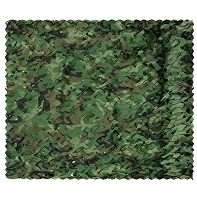 Sensong Rede de camuflagem malha de proteção redes militares Woodland 1,5 x 3 m exército tático sem corda de rede para o sol sombra decoração caça cegos tiros Sensong Rede de camuflagem malha de proteção redes militares Woodland 1,5 x 3 m exército tático sem corda de rede para o sol sombra decoração caça cegos tiros