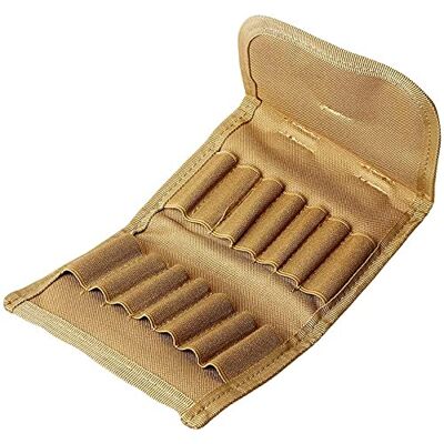 Gexgune Bolsa de Caça Dobrável Porta Munição Porta Balas para Rifle Cartucho Portador de 14 Conchas de Munição Redondas Bolsa Tática Molle (3 Cores Opcionais) Gexgune Bolsa de Caça Dobrável Porta Munição Porta Balas para Rifle Cartucho Portador de 14 Conchas de Munição Redondas Bolsa Tática Molle (3 Cores Opcionais)