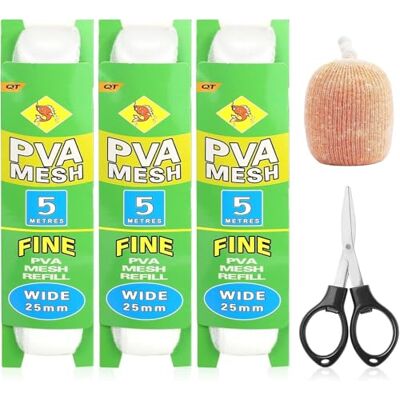 CHAOTEMAI 3 peças 5 m Carpfishing acessórios malha para com tesouras Saco de PVA de fusão rápida saco de PVA para isca Boilie sacos de envoltório pesca Mesh extração Carpfishing CHAOTEMAI 3 peças 5 m Carpfishing acessórios malha para com tesouras Saco de PVA de fusão rápida saco de PVA para isca Boilie sacos de envoltório pesca Mesh extração Carpfishing