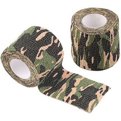 Namvo Autocolante não tecido de camuflagem envoltório rifle arma de caça de camuflagem fita Stealth 4,5 m camuflagem selva Namvo Autocolante não tecido de camuflagem envoltório rifle arma de caça de camuflagem fita Stealth 4,5 m camuflagem selva