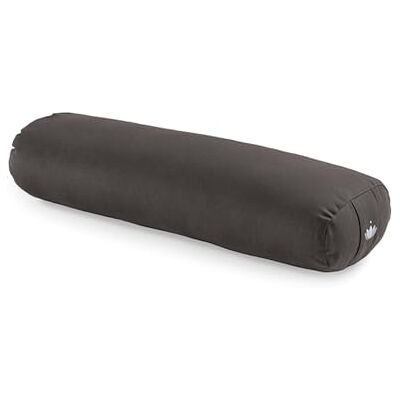 Lotuscrafts Almofada de ioga para Yin Yoga, rolo, capa lavável de algodão orgânico, almofada com enchimento de ceiba, rolo de pilates, almofada de meditação Lotuscrafts Almofada de ioga para Yin Yoga, rolo, capa lavável de algodão orgânico, almofada com enchimento de ceiba, rolo de pilates, almofada de meditação