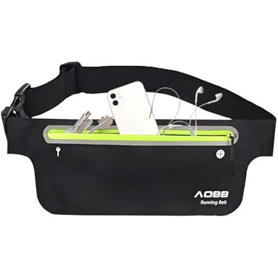 AUXHCYL Bolsa de cintura Running para homem e mulher, bolsa de cintura pequena ajustável, cinto de corrida impermeável, bolsa de cintura desportiva, caminhadas, jogging, Footing, corrida AUXHCYL Bolsa de cintura Running para homem e mulher, bolsa de cintura pequena ajustável, cinto de corrida impermeável, bolsa de cintura desportiva, caminhadas, jogging, Footing, corrida