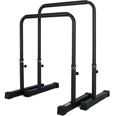 POWER GUIDANCE Barras paralelas para treino ajustável para calisténia, ginásio, fitness POWER GUIDANCE Barras paralelas para treino ajustável para calisténia, ginásio, fitness