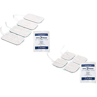 Globus , 16 eletrodos premium: 2 envelopes quadrados + 2 envelopes retangulares universais Globus , 16 eletrodos premium: 2 envelopes quadrados + 2 envelopes retangulares universais