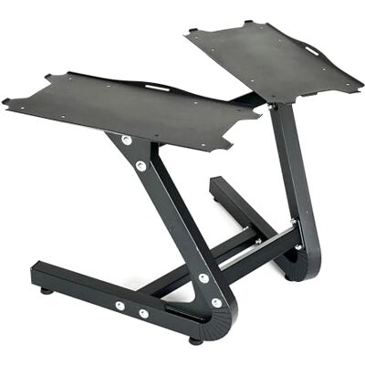 BRAINGAIN Suporte para pesos, Rack para mangueiras ajustáveis (compatível com halteres de 20 kg, 23,5 kg, 32 kg, 32,5 kg e 41,5 kg) preto/cromado BRAINGAIN Suporte para pesos, Rack para mangueiras ajustáveis (compatível com halteres de 20 kg, 23,5 kg, 32 kg, 32,5 kg e 41,5 kg) preto/cromado