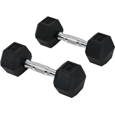 HOMCOM 2x4/5/6/8/10/12,5/15/17,5 kg Conjunto de mangas hexagonais Ferro fundido, revestimentos de borracha, conjunto de pesos com barras de conexão, treino em casa, ginásio HOMCOM 2x4/5/6/8/10/12,5/15/17,5 kg Conjunto de mangas hexagonais Ferro fundido, revestimentos de borracha, conjunto de pesos com barras de conexão, treino em casa, ginásio