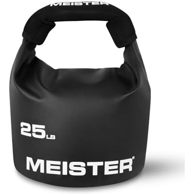 Meister BEAST Pesa russa portátil de areia, peso de saco de areia suave, 11,3 kg, cor preta Meister BEAST Pesa russa portátil de areia, peso de saco de areia suave, 11,3 kg, cor preta