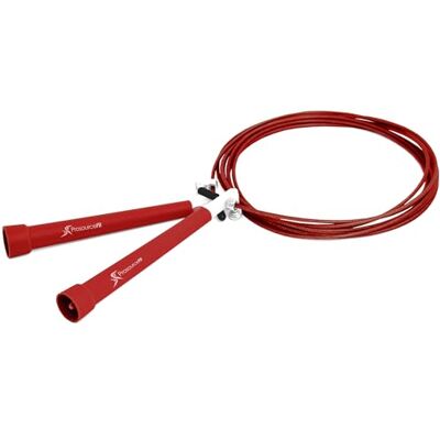 ProSource Fit Speed Jump Rope Comprimento ajustável, Super Fast Turning for Cardio, Boxing ProSource Fit Speed Jump Rope Comprimento ajustável, Super Fast Turning for Cardio, Boxing