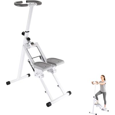 MAGIC SELECT Máquina de escalada. Escalador de fitness dobrável, degraus de treino com guiador e pedais. Ecrã LCD e resistência ajustável para exercício cardio. MAGIC SELECT Máquina de escalada. Escalador de fitness dobrável, degraus de treino com guiador e pedais. Ecrã LCD e resistência ajustável para exercício cardio.