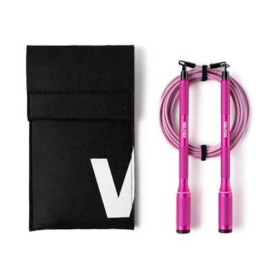 Velites Comba Cyclone para Crossfit e treino, saltos duplos, rosa Velites Comba Cyclone para Crossfit e treino, saltos duplos, rosa