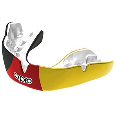 OPRO Protetor bucal de ajuste instantâneo e personalizado para adultos e crianças – Protetor bucal para boxe, MMA, BJJ, Rugby e Hóquei – Autoajustável – com garantia dentária incluída OPRO Protetor bucal de ajuste instantâneo e personalizado para adultos e crianças – Protetor bucal para boxe, MMA, BJJ, Rugby e Hóquei – Autoajustável – com garantia dentária incluída
