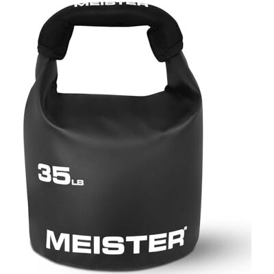 Meister BEAST Pesa russa portátil para areia, peso de saco de areia suave, 15,9 kg, cor preta Meister BEAST Pesa russa portátil para areia, peso de saco de areia suave, 15,9 kg, cor preta