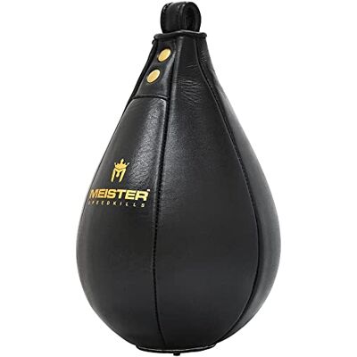 Meister SpeedKills Bolsa de Velocidade de Couro com bexiga de látex Leve, Cor Preto, Grande (26,67 cm x 17,78 cm) (26,67 cm x 17,78 cm) Meister SpeedKills Bolsa de Velocidade de Couro com bexiga de látex Leve, Cor Preto, Grande (26,67 cm x 17,78 cm) (26,67 cm x 17,78 cm)