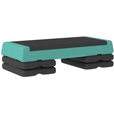 SPORTNOW Passo aeróbico, passo para fitness antiderrapante, altura regulável 3 níveis de 10,5/15,5/20,5 cm, carga 250 kg, para exercício em casa, ginásio, 77 x 36 x 20,5 cm Step para Fitness, Altura Regulable 3 Niveles 10,5/15,5/20,5 cm, para Ejercicio SPORTNOW Passo aeróbico, passo para fitness antiderrapante, altura regulável 3 níveis de 10,5/15,5/20,5 cm, carga 250 kg, para exercício em casa, ginásio, 77 x 36 x 20,5 cm Step para Fitness, Altura Regulable 3 Niveles 10,5/15,5/20,5 cm, para Ejercicio