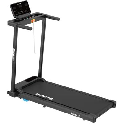 LOTTO Fita de corrida elétrica Runex R1 – 2 CV, 1-10 km/h, inclinação manual de 2 níveis, Bluetooth FitShow/Kinomap/Zwift, 100% dobrável, até 100 kg LOTTO Fita de corrida elétrica Runex R1 – 2 CV, 1-10 km/h, inclinação manual de 2 níveis, Bluetooth FitShow/Kinomap/Zwift, 100% dobrável, até 100 kg