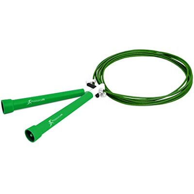 Prosource Fit Speed Jump Rope Comprimento ajustável, Super Fast Turning for Cardio, Boxing Prosource Fit Speed Jump Rope Comprimento ajustável, Super Fast Turning for Cardio, Boxing