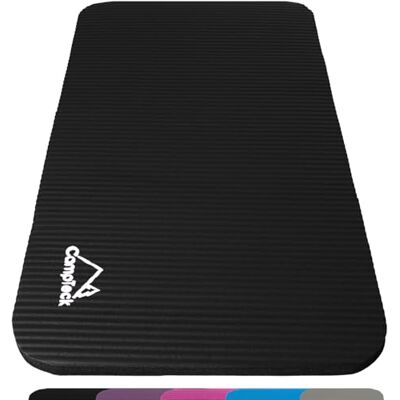 CampTeck Tapete de Yoga para Joelho Antiderrapante Espuma Macia Almofada de Yoga para Fitness, Ginástica, Pilates, etc. Preto CampTeck Tapete de Yoga para Joelho Antiderrapante Espuma Macia Almofada de Yoga para Fitness, Ginástica, Pilates, etc. Preto