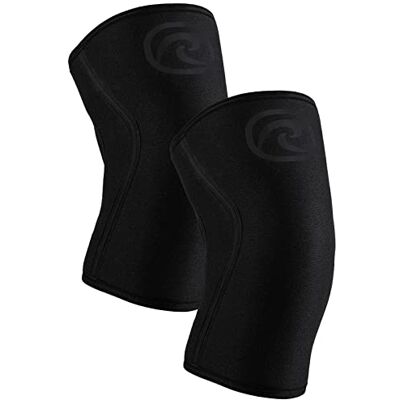Rehband Power Max ligadura no joelho força desportos 7 mm SBR/neoprene, adequado para competições, joelheiras para musculação, cor: carbono / preto, 1 par, tamanho: XXL Rehband Power Max ligadura no joelho força desportos 7 mm SBR/neoprene, adequado para competições, joelheiras para musculação, cor: carbono / preto, 1 par, tamanho: XXL