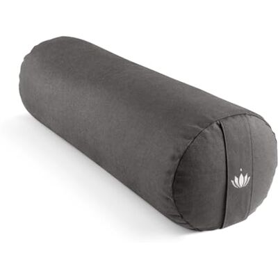 Lotuscrafts Cilindro de ioga Restoractive de 24 cm de diâmetro, antracite Lotuscrafts Cilindro de ioga Restoractive de 24 cm de diâmetro, antracite